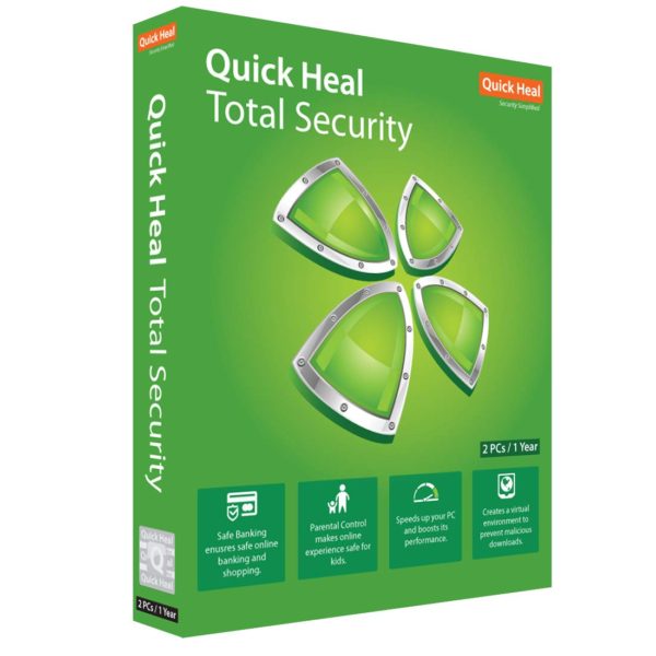 Quick Heal Total Security - 2 PC, 1 Year (DVD)